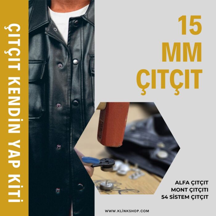 15 mm Mont Çıtçıtı - 54 Çıtçıt - 1