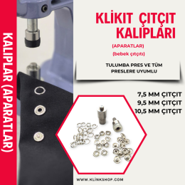 21 mm Ortası Boş Klikıt Çıtçıt Kalıbı - 1