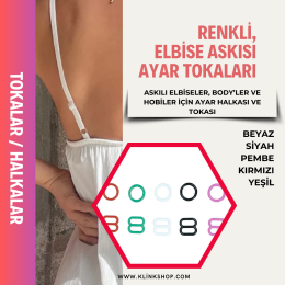 Askı Ayar Tokası Seti - Renkli - 1