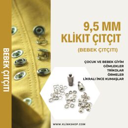 9,5 mm Bebek Çıtçıtı Malzeme Paketi - 1