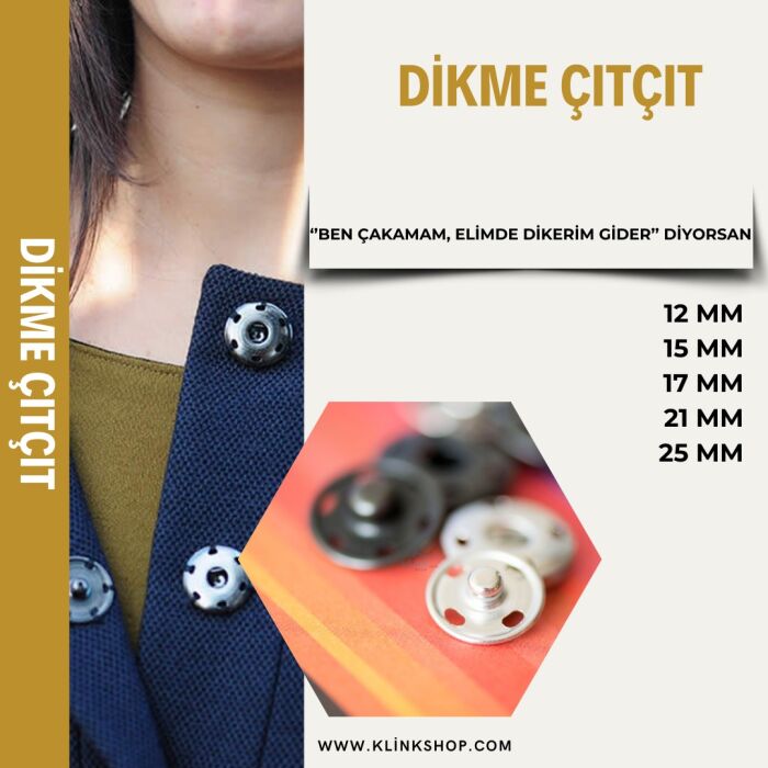 Dikme Çıtçıt-12 mm - 1