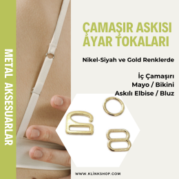 İç Çamaşır Askısı Ayar Tokası Seti - 1