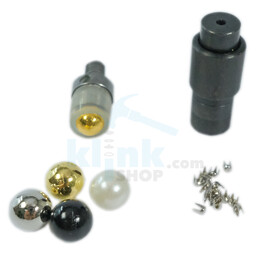 Pearl fastening dies for press machines - 2